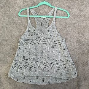 Hollister Crochet Racerback Top